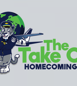 Augustus leaning on airplane